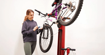 Bike storage and bike maintenance room
